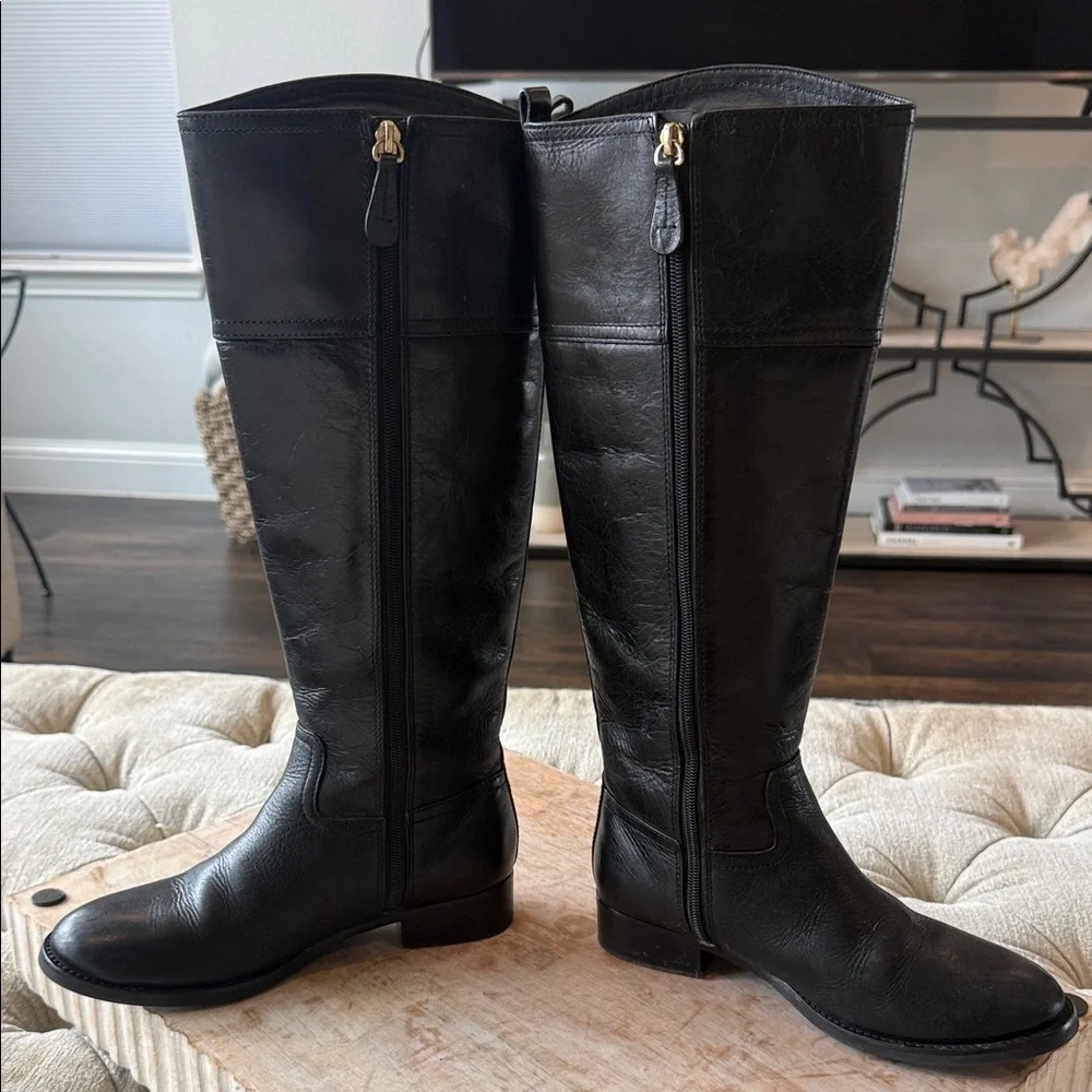 Tory Burch‎ Women’s 6 Black Leather Riding Boots